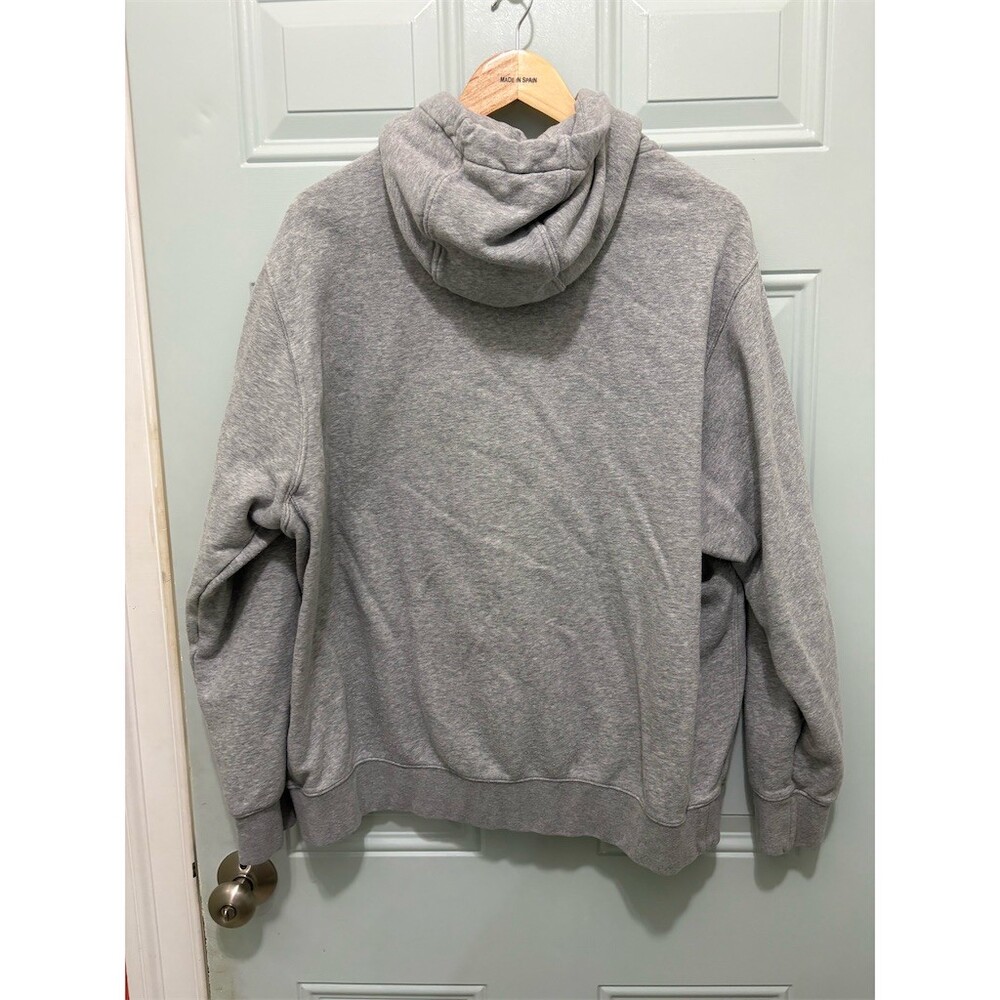 Nike Sportswear Club Fleece Hoodie Mens XL Gray Heather Futura Logo - Picture 5 of 8